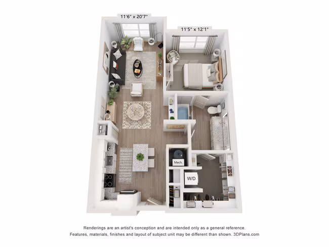 Unit 7115 7115 floor plan