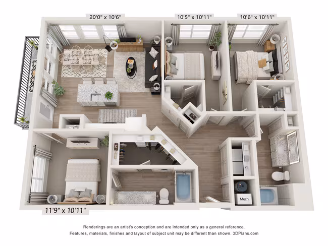 C1 2221 floor plan