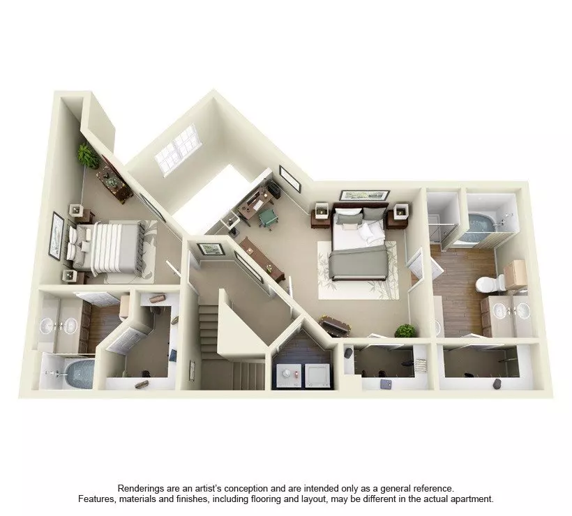 3 Beds • 3 Bath 440 floor plan