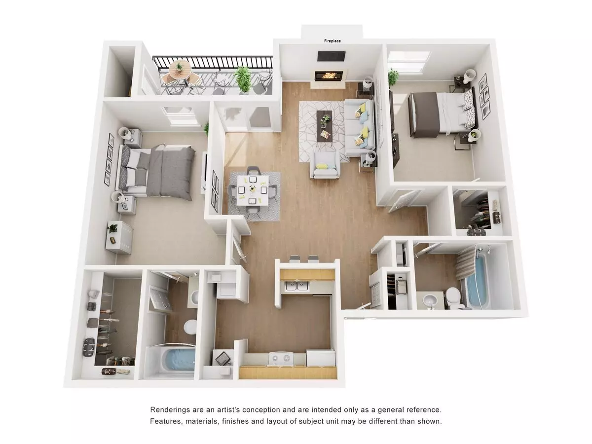 Unit - 1121 floor plan