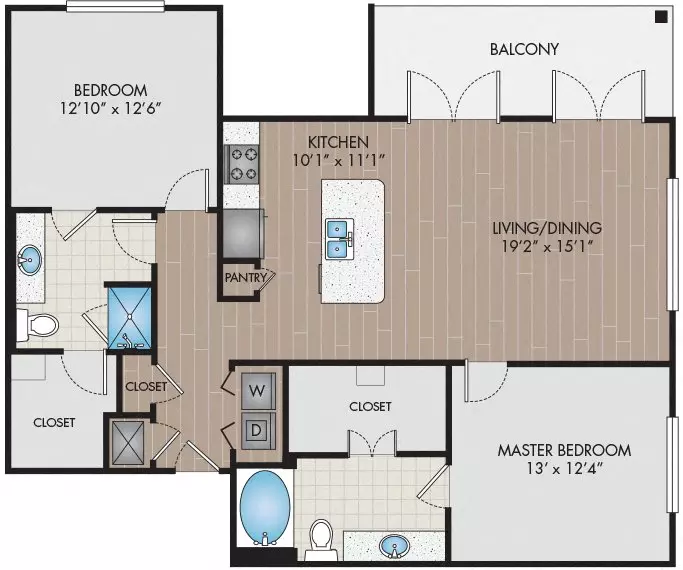 Unit 421 421 floor plan