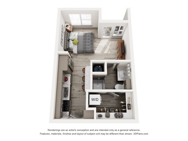 Studio • 1 Bath 1513 floor plan