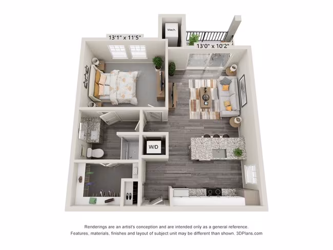 Unit 5301 5105 floor plan