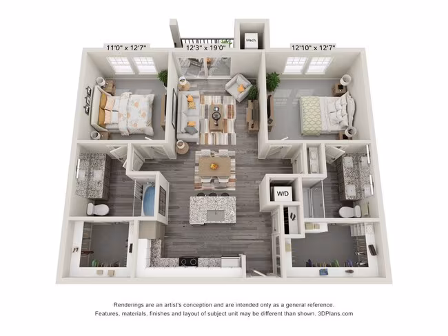 Unit 5307 5307 floor plan