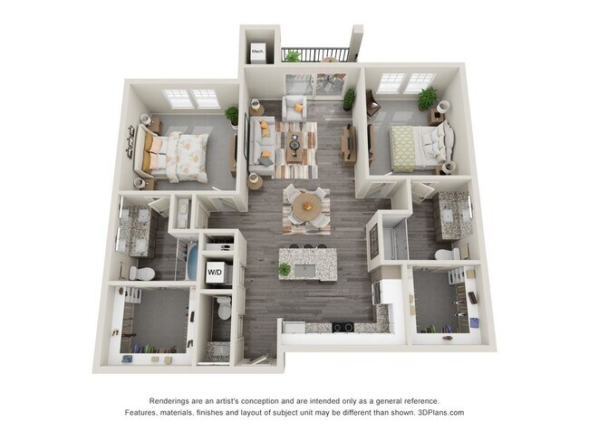 Unit 4103 5205 floor plan