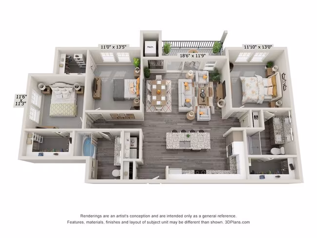 Unit 3302 3202 floor plan