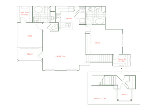 Unit 1825 1825 floor plan