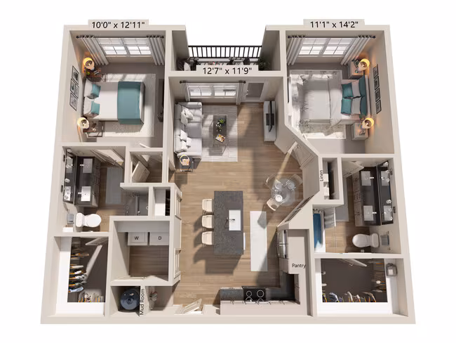 Unit 6226 6226 floor plan