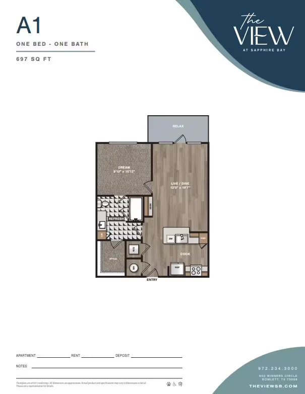 A1 2140 floor plan