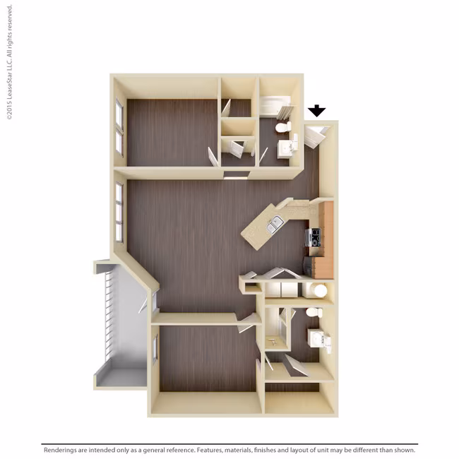 Unit 9304 11210 floor plan