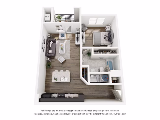 Unit 5103 5205 floor plan