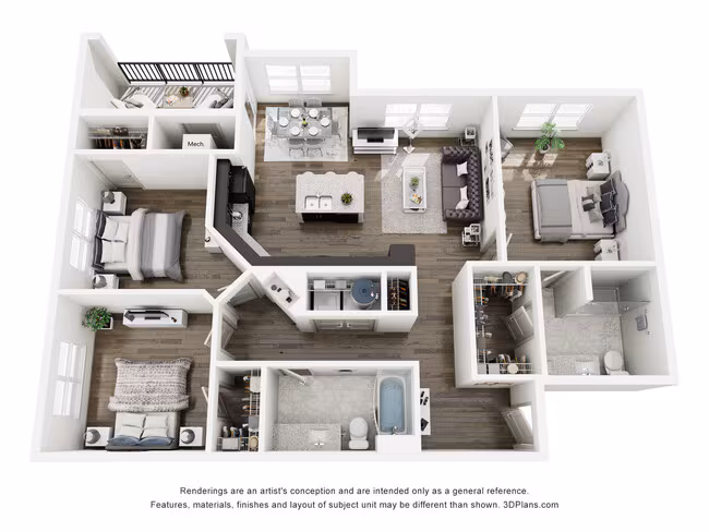Unit 11307 11307 floor plan