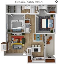 2x2 1321 floor plan