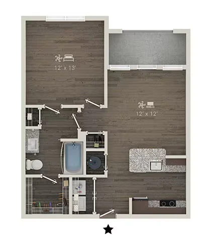 A1 2423 floor plan