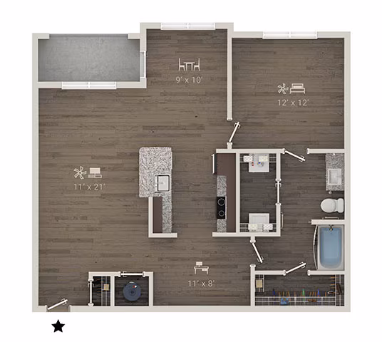 A2 1124 floor plan