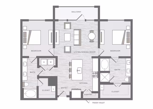 Unit 350 414 floor plan