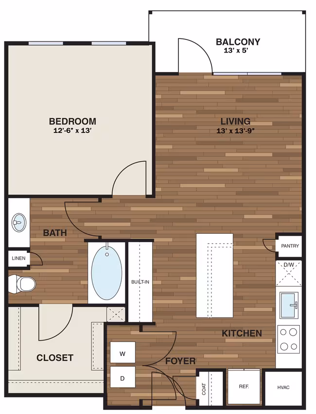 Unit 1232 1332 floor plan