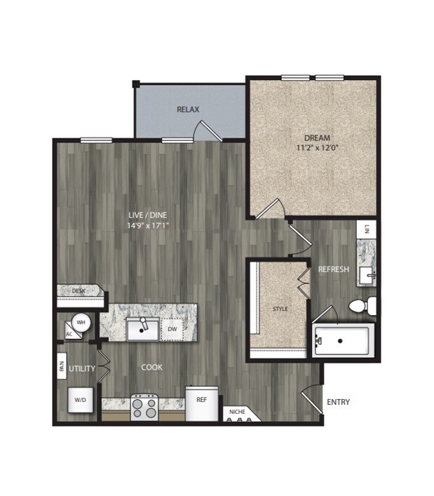Unit 1310 1310 floor plan