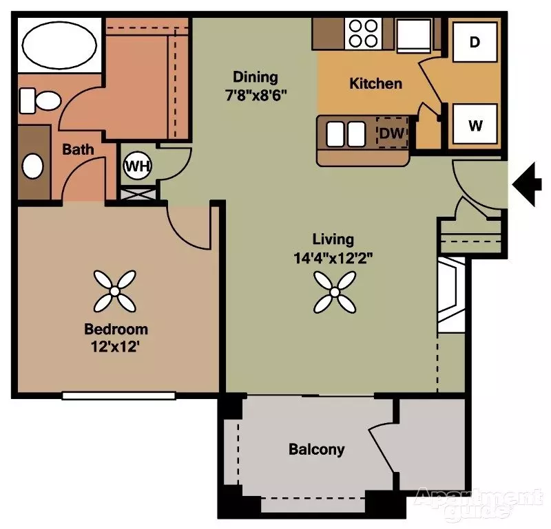 Unit 1213 1213 floor plan