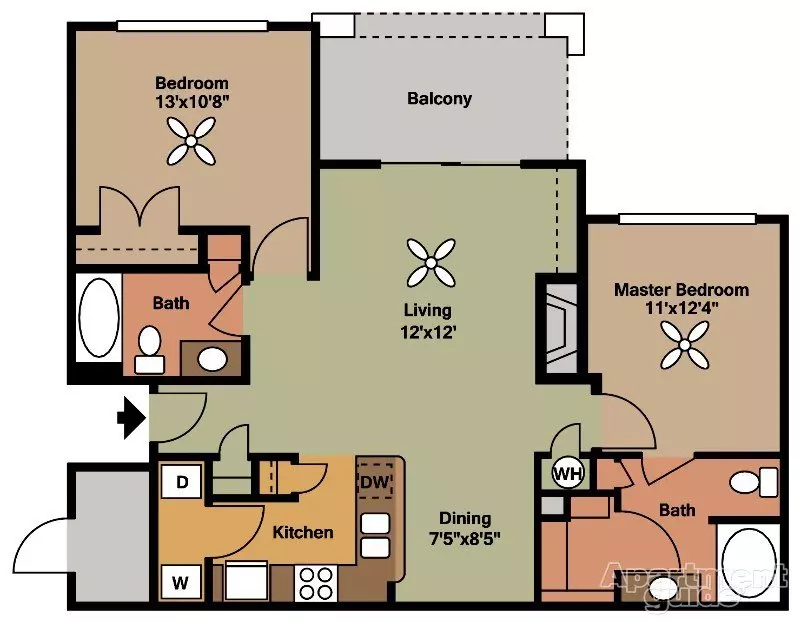B2-IR 1211 floor plan
