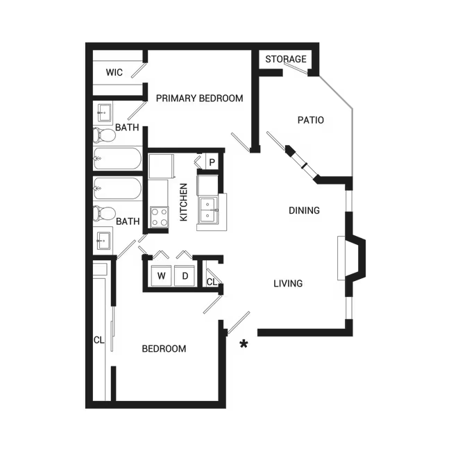 Creekside 1335 floor plan