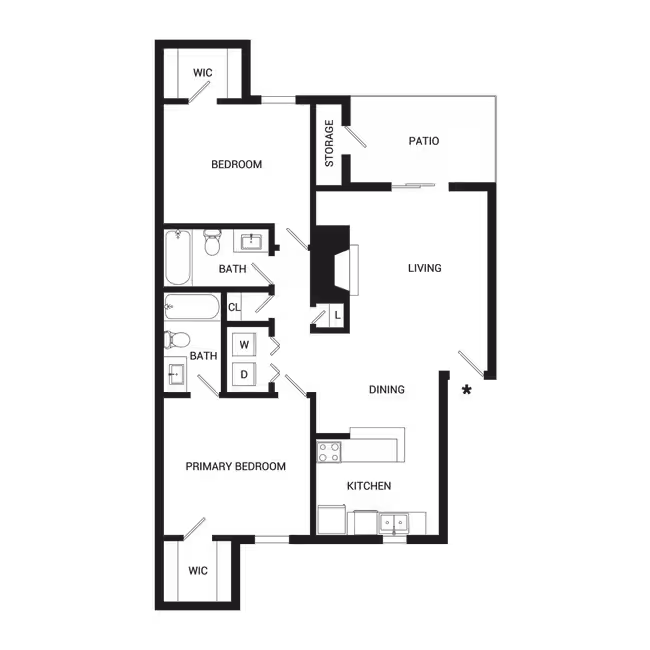 Unit 0323 2333 floor plan