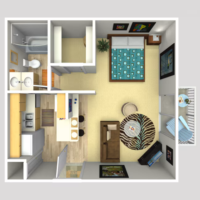 Unit 1-1319 W05-1-0522 floor plan