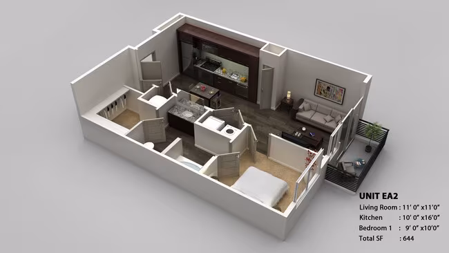 E2 2111 floor plan