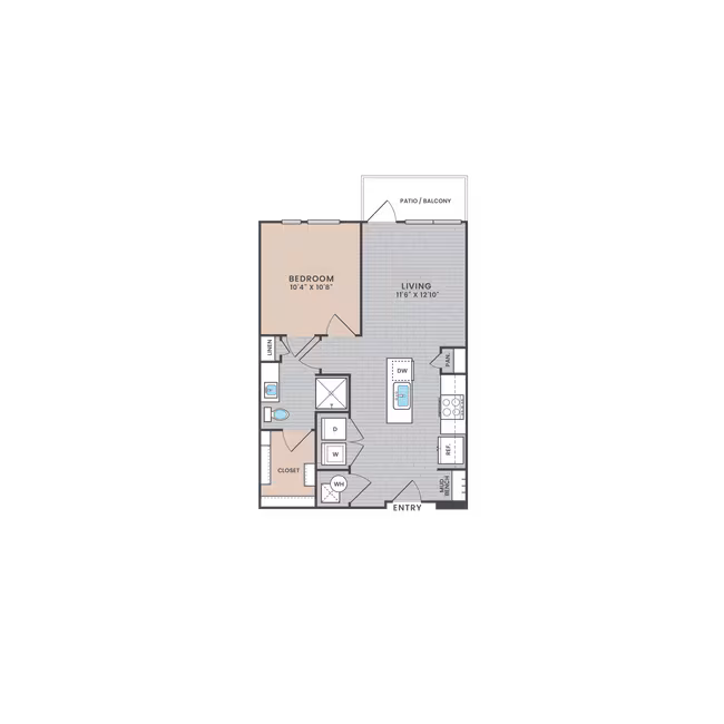 Unit S4-1456 S4-1456 floor plan