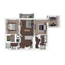 2 Beds • 2 Bath 2318 floor plan