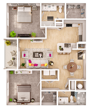B2A 1-1213 floor plan