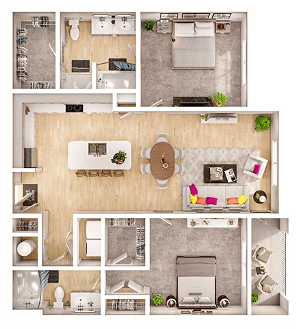 B2C 3110 floor plan
