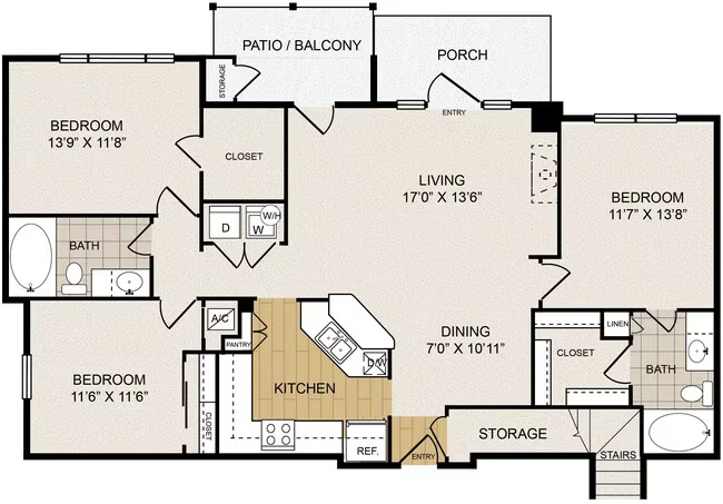 C1 3405 floor plan