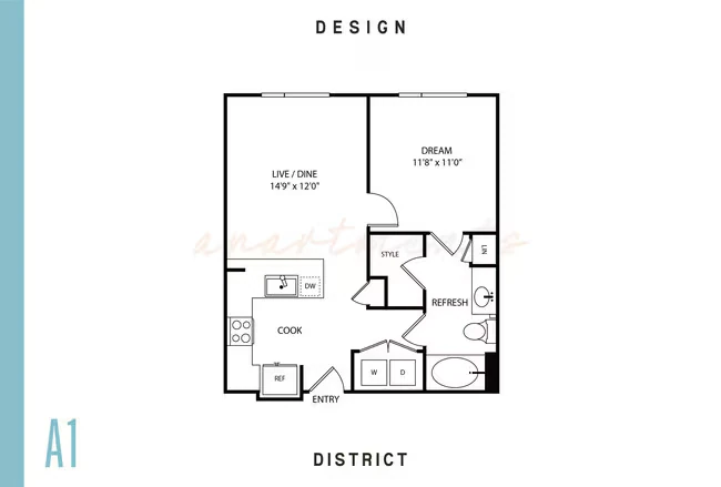 A1 448 floor plan