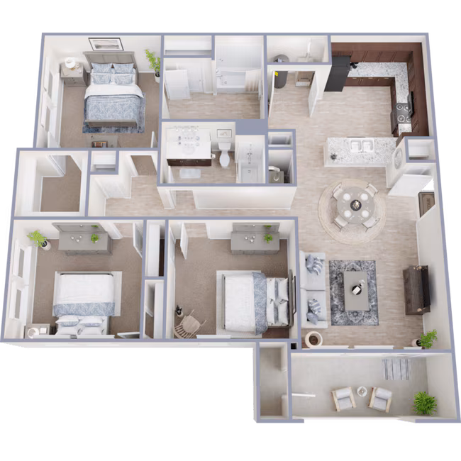 Unit 6302 6302 floor plan
