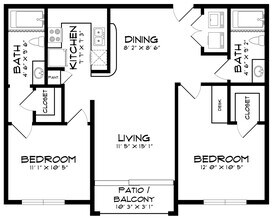 Unit 1201 1201 floor plan