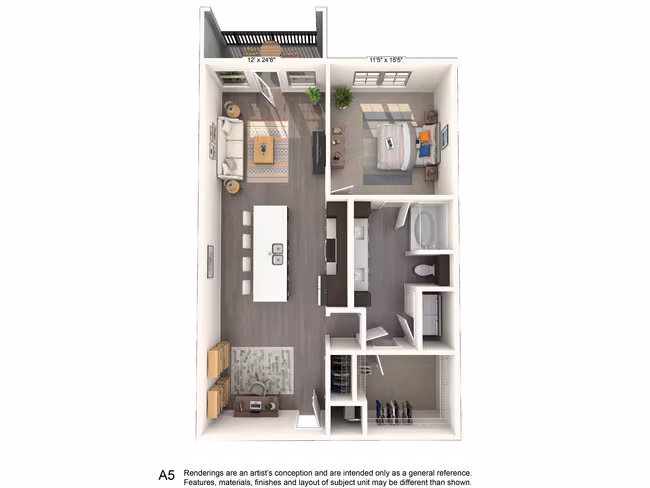 Unit 1206 1206 floor plan