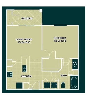Unit 07305 07305 floor plan
