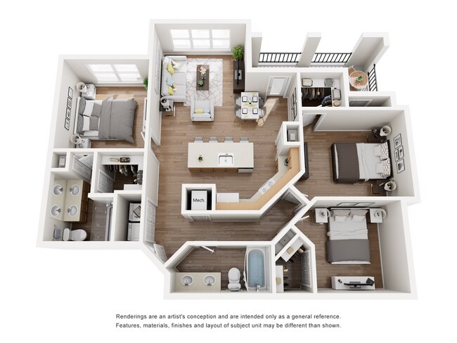 Unit 392-302 392-302 floor plan