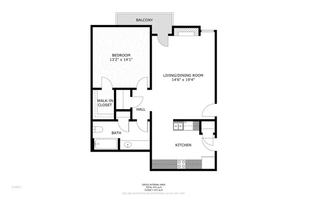 A1 154 floor plan