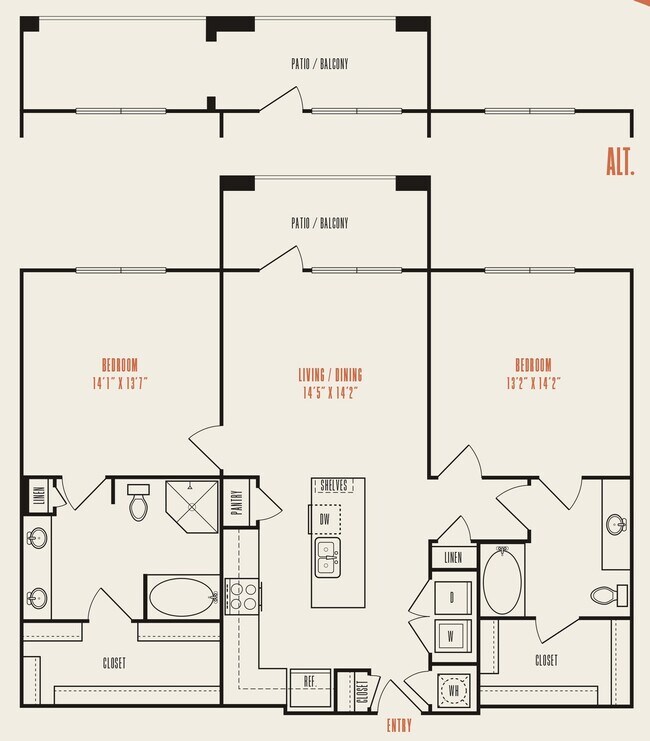 B2D 443 floor plan