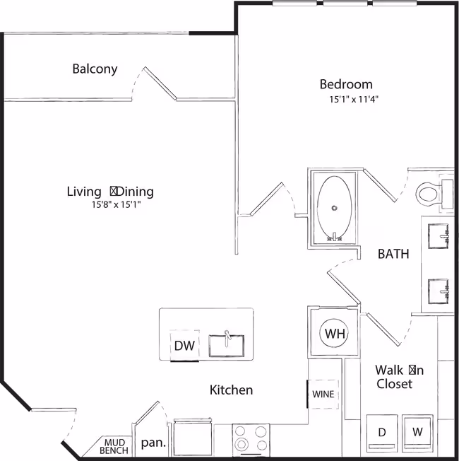 Unit 06-106 15-305 floor plan