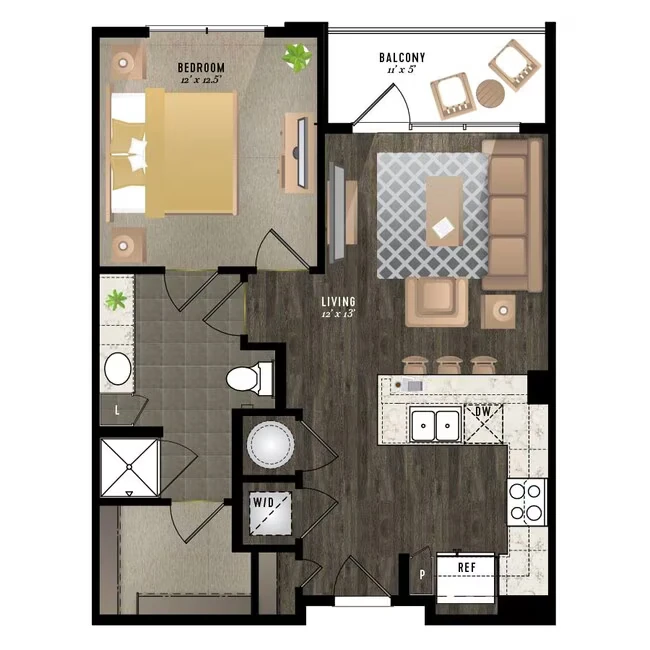 A1 317 floor plan
