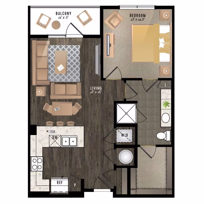 Unit 307 444 floor plan