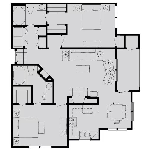 Unit 1420 1420 floor plan