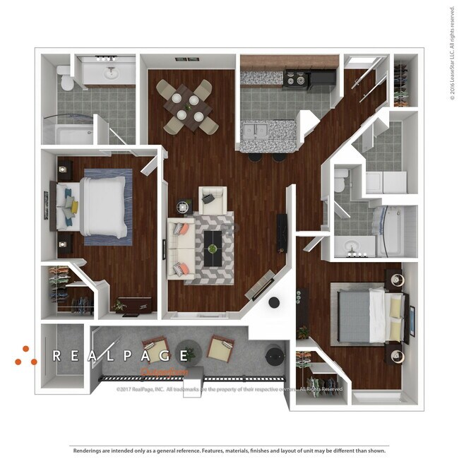 2 Beds • 1 Bath 156 floor plan