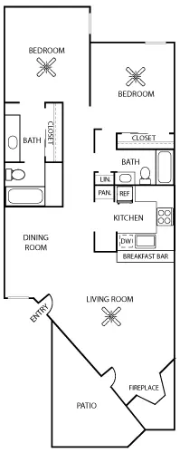 Papaya 00604 floor plan