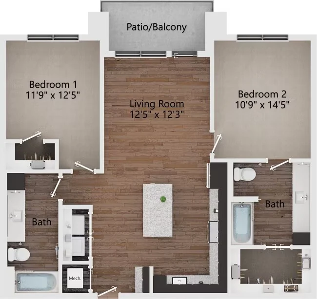B2 3308 floor plan