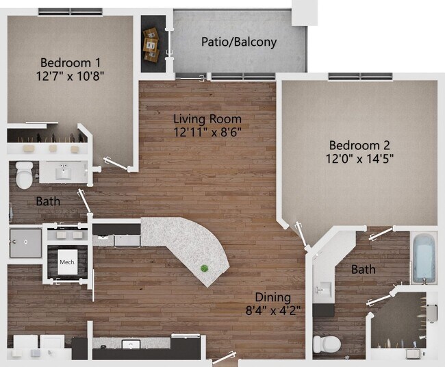 Unit 4202 4202 floor plan