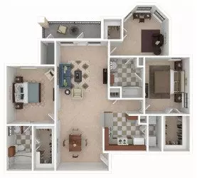 C2 - Essential Housing 2134 floor plan